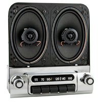 53-54 Chevrolet Classic Style AM/FM Stereo Radio with Speakers