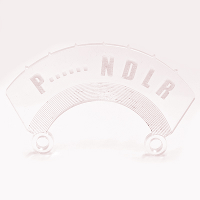 53-54 Chevrolet Passenger Car Shift Indicator Lens, w/ Powerglide