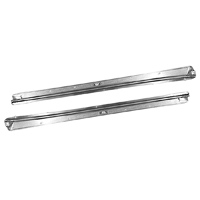 53-54 Chevrolet 2-Door Sedan / Coupe / Hardtop Door Sill Plates, Pair