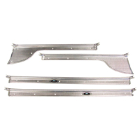 53-54 Chevrolet 4-Door Sedan or Wagon Door Sill Plates 4-Piece Set
