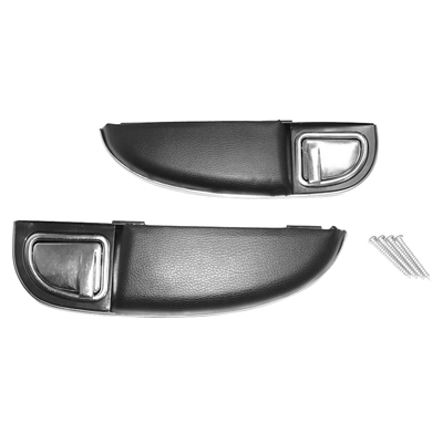 53-56 Chevrolet Sedan - Rear Arm Rest Assemblies, Pair, Black