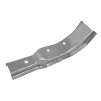 53-54 Chevrolet Full Size - Under Front of Front Seat Floor Pan Brace, End Piece, RH
