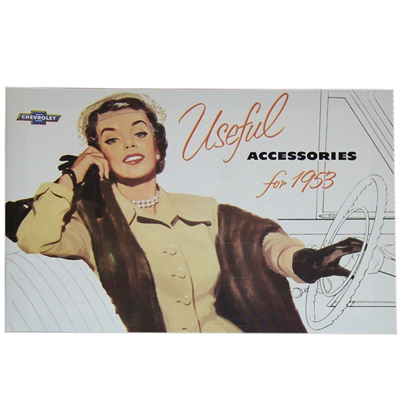 53 Chevrolet Full Size Car - Accessory Book