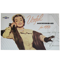 53 Chevrolet Full Size Car - Accessory Book