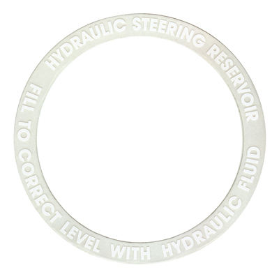 53-54 Chevrolet Car - Power Steering Lid Decal