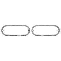 54 Chevrolet Parking Lamp Bezels, Chrome, Pair