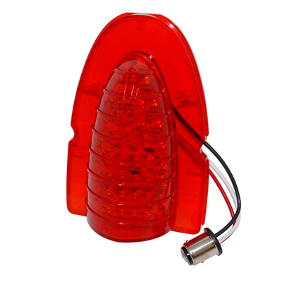 54 Chevrolet Fullsize Tail Light Lens, L.E.D. 12 Volt, Each