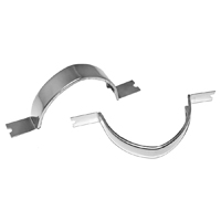 54 Chevrolet Fullsize Tail Lamp Separation Straps, Stainless Steel, Pair