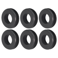 54-56 Chevrolet Full Size Grommet Set - Head Light, Park Light & Horn Wire, 6 Pieces