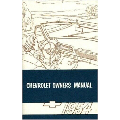 54 Chevrolet Car - Owners Manual