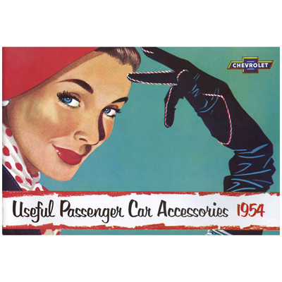 54 Chevrolet Passenger Car - Accessory Book