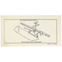 54-61 Chevrolet Full Size Car - Continental Kit Jack Stowage Tag