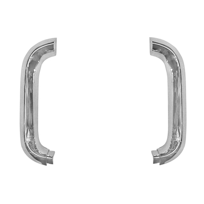 55 Chevrolet Grill End Moldings, Chrome, Pair