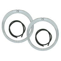 1955 HEADLAMP BEZELS-WITH SEALS