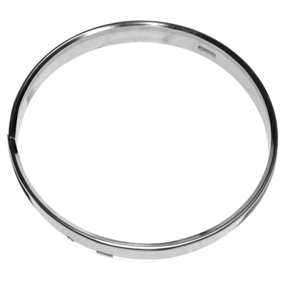 55 Chevrolet Headlight Bulb Retaining Ring, Polished Stainless Steel