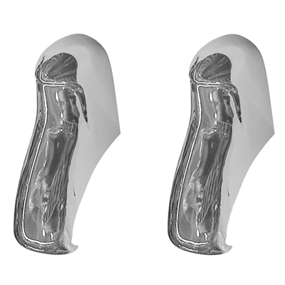 55 Chevrolet Bumper Guard, Front, Pair