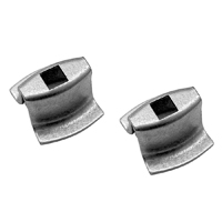 55 Chevrolet Rear Bumper End Spacer Brackets, Pair