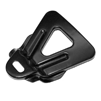 55 Chevrolet Passenger Car Front Bumper Brace on Fender, LH