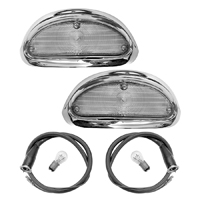 55 Chevrolet Fullsize Parking Light Assemblies, Pair