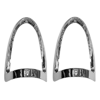 55 Chevrolet Fullsize Tail Lamp Bezel, Drivers Quality Chrome, Each