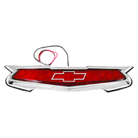 55 Chevrolet Fullsize 3rd Brake Light Kit, Chrome, Each