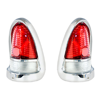 55 Chevrolet Fullsize Tail Lamp Assembly Complete LH & RH Pair