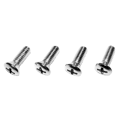 55 Chevrolet Fullsize Tail Light Bezel Screw Kit, 4 Pieces