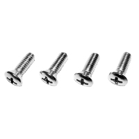 55 Chevrolet Fullsize Tail Light Bezel Screw Kit, 4 Pieces