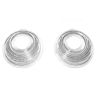 55-56 Chevrolet Fullsize License Lamp Lenses, 
