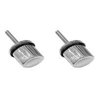 55-57 Chevrolet Passenger Car Exterior Door Handle Push Buttons, Pair