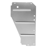 55 Chevrolet Passenger Car Radiator Side Filler Panel, LH Import