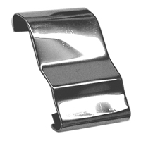 55-57 Chevrolet Passenger Car Exc. 55 (150) Windshield Molding Connector, Front Lower Center, Stainless Steel