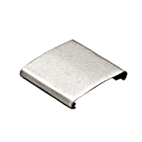 55-57 Chevrolet 2 Dr. Hardtop/Sedan Rear Window Molding Connector, Lower Center, Polished Stainless Steel