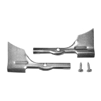 55-57 Chevrolet Passenger Car  Front Corner Windshield Molding Clip & Screw Set