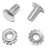 37-56 Chevrolet Passenger Car Grill Rivet, Silver Replacement (Screw on Type), Each