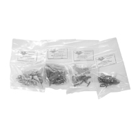 55 Chevrolet Bel-Air Front Fender Body Side Molding Clip Set, Both Sides