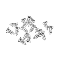 55-57 Chevrolet 2-Door H.T., Convertible, Nomad Door Belt Molding Screw Kit, Zinc Plated