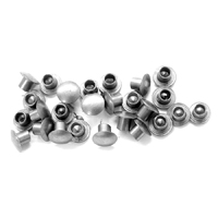 55-57 Chevrolet Passenger Car 2 Door Hardtop Roof Rail Flipper Rivet Set, 26 Pieces