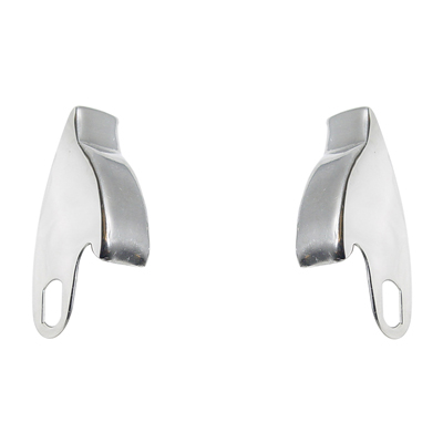 55-57 Chevrolet 4-Door Sedan Center Post Belt Line Moldings, Polished Stainless Steel Pair
