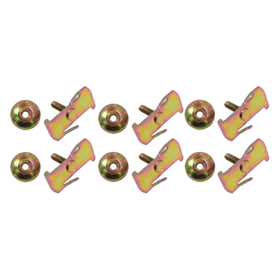 55-56, All, 57 150 Chevrolet Passenger Car Quarter Paint Divider Molding Clip Set