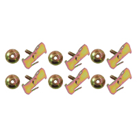 55-56, All, 57 150 Chevrolet Passenger Car Quarter Paint Divider Molding Clip Set