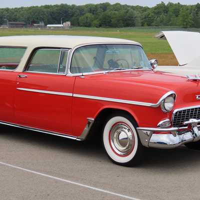 55 Chevrolet Nomad Side Molding Kit, Chrome, 6 Pieces