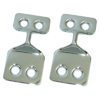 55-57 Chevrolet Nomad/Wagon Tailgate Striker Plates, Pair