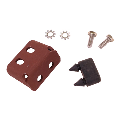 55-57 Chevrolet Nomad/Wagon/Sedan Delivery Lower Tailgate Bumper & Bracket Set