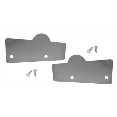 55-57 Chevrolet Nomad/Wagon Lower Tailgate Hinge Cover, Pair