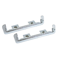 55-57 Chevrolet Nomad Lower Tailgate Hinge Trim, Pair