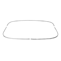 55-57 Chevrolet 2 Dr. Hardtop Rear Window Molding Set, Upper & Lower