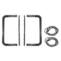 55-57 Chevrolet Hardtop & Convertible Front Door Vent Window Seals, Set