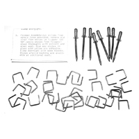 55-57 Chevrolet 4-Dr. Hardtop Window Felt & Channel Kit