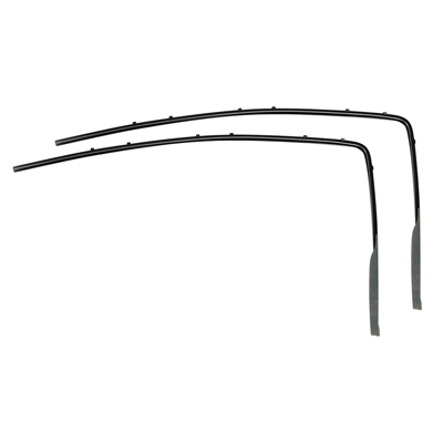 55-57 Chevrolet 2-Dr. Sedan Quarter Glass Run Channel, Pair